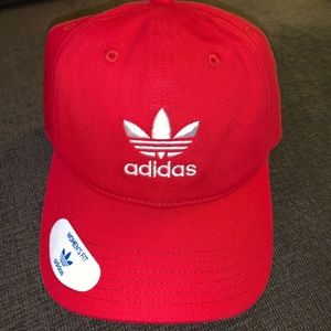 Red Adidas Dad Hat